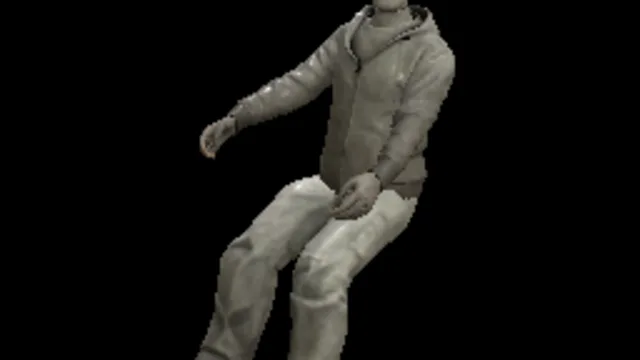 Mannequin Sitting