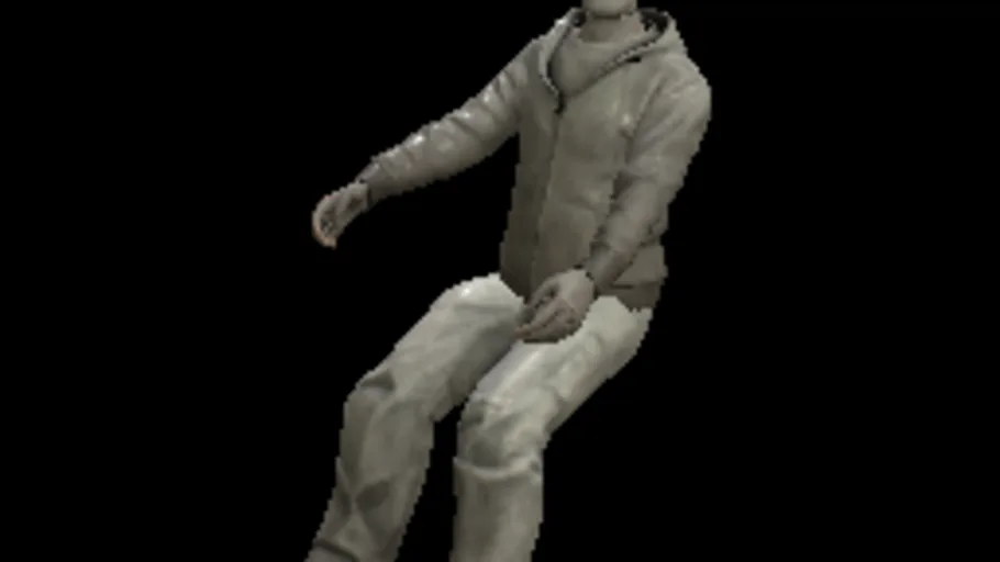 Mannequin Sitting