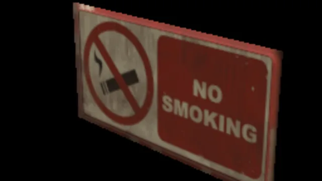 Sign No Smoking Large