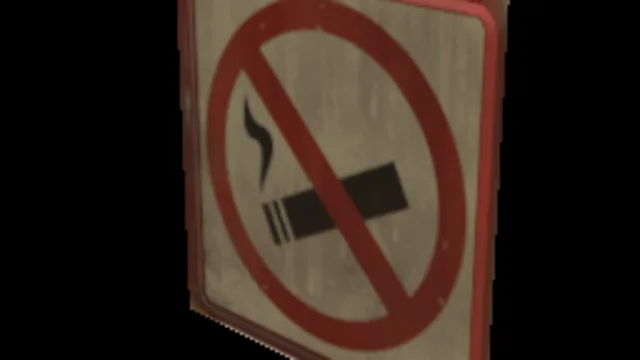 Sign No Smoking Small