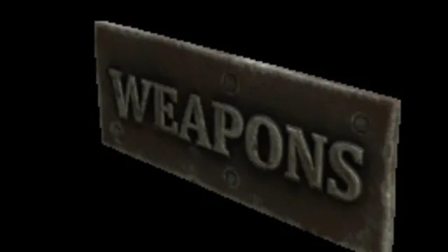 Weaponssign