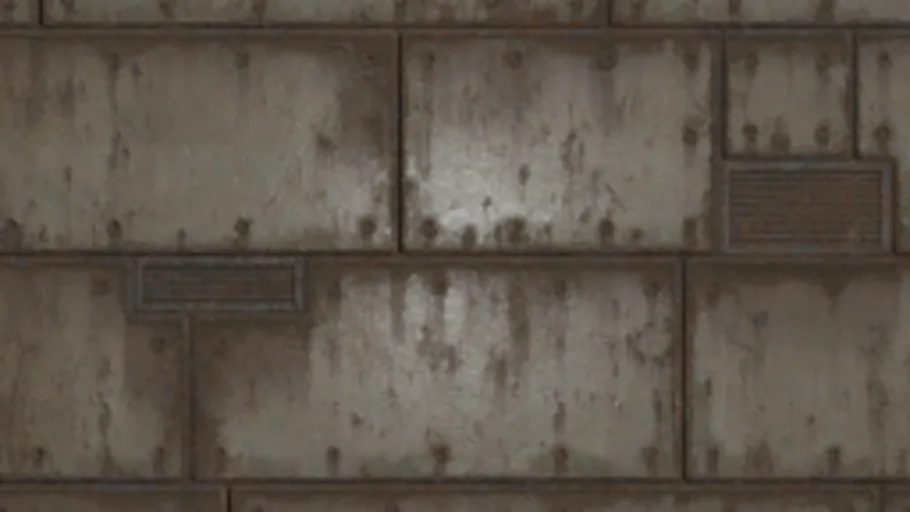 Metal Panels H (rusty)