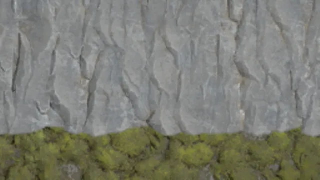 Rock with Moss blend