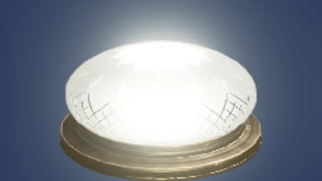 Frosted Ceiling Light 01