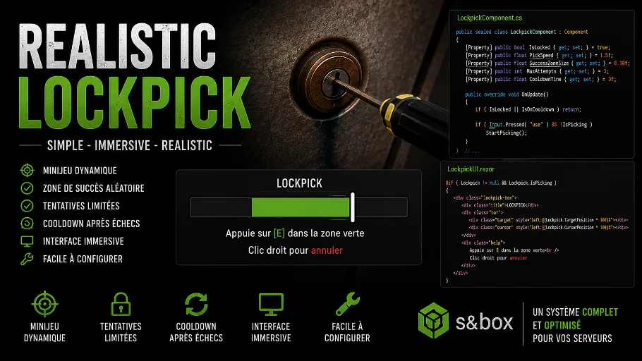 Realistic Lockpick