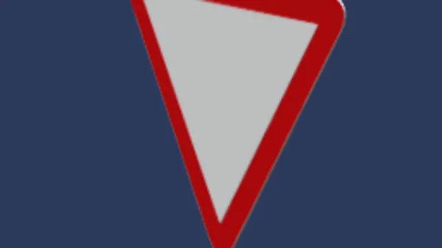Chilean Yield Sign