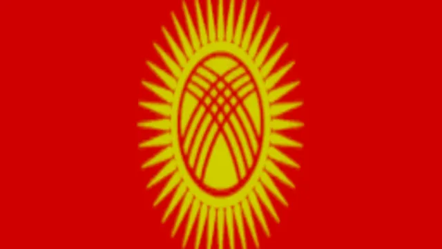 Kyrgyzstan Flag
