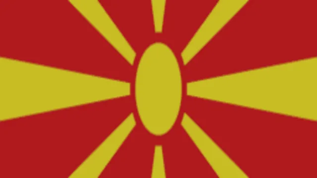 North Macedonia Flag