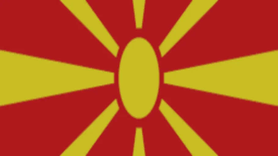 North Macedonia Flag