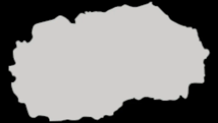 North Macedonia Map
