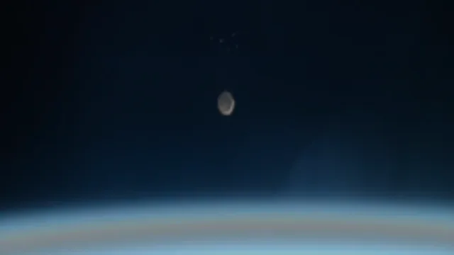 Earthshine Moon over Earth