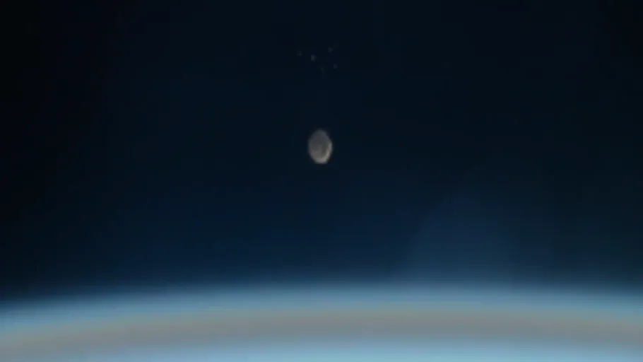 Earthshine Moon over Earth