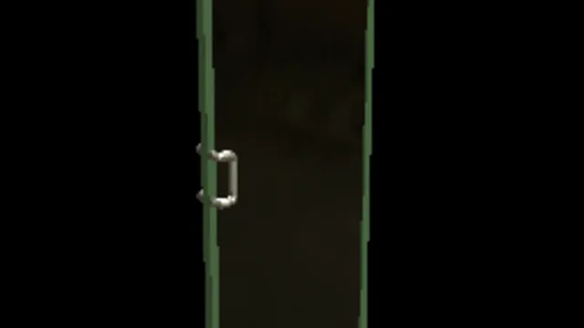 Glass Door Green