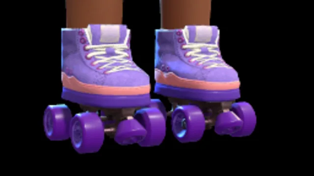 Lavender Roller Skates