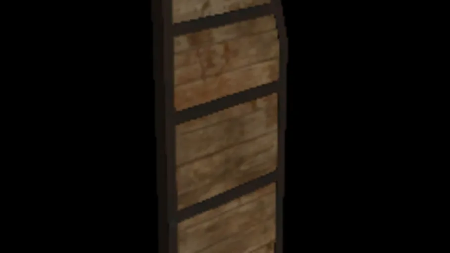Arched Medieval Wooden Door