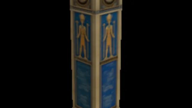 egyptian pillar tall