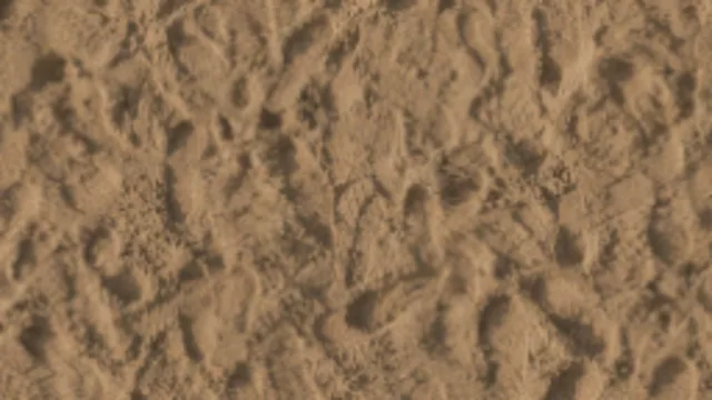 Sand With Footprints