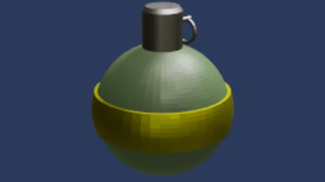 simple frag grenade