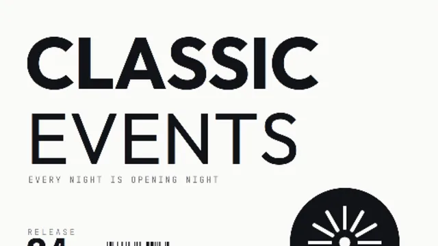 Classic Events