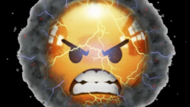 Angry Emoji Smoking State