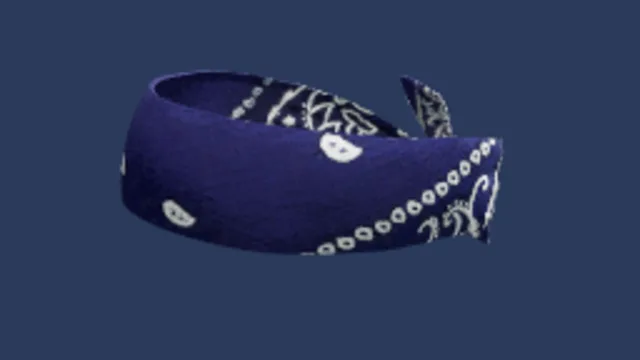 Bandana Head Band Blue