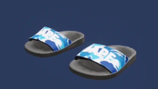 Bape Slippers Blue