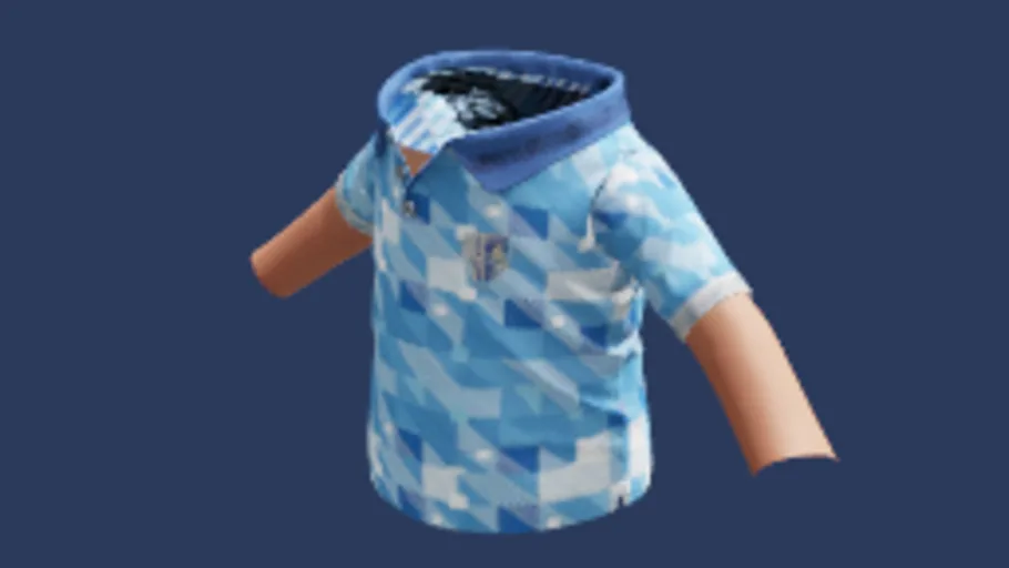 Soccer Jersey Blue