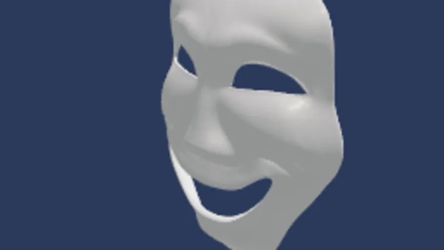 Theatre Mask Happy