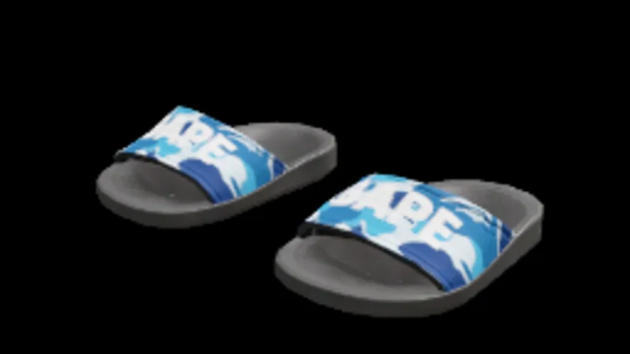 Bape Slippers Blue