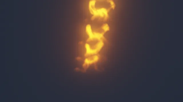 Small Fire Particle