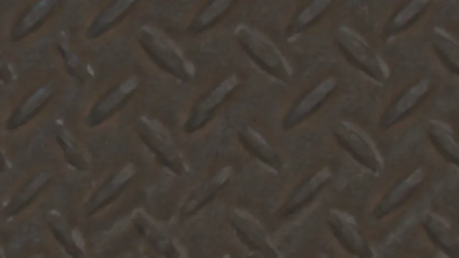 Rusty Metal Floor Cover