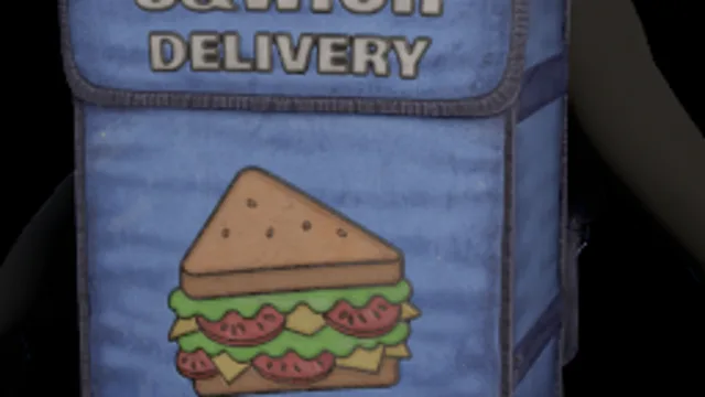 Sandwich Delivery Backpack