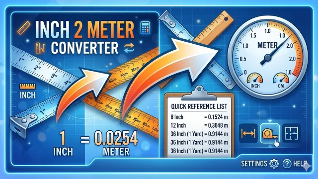 Inch 2 Meter Converter