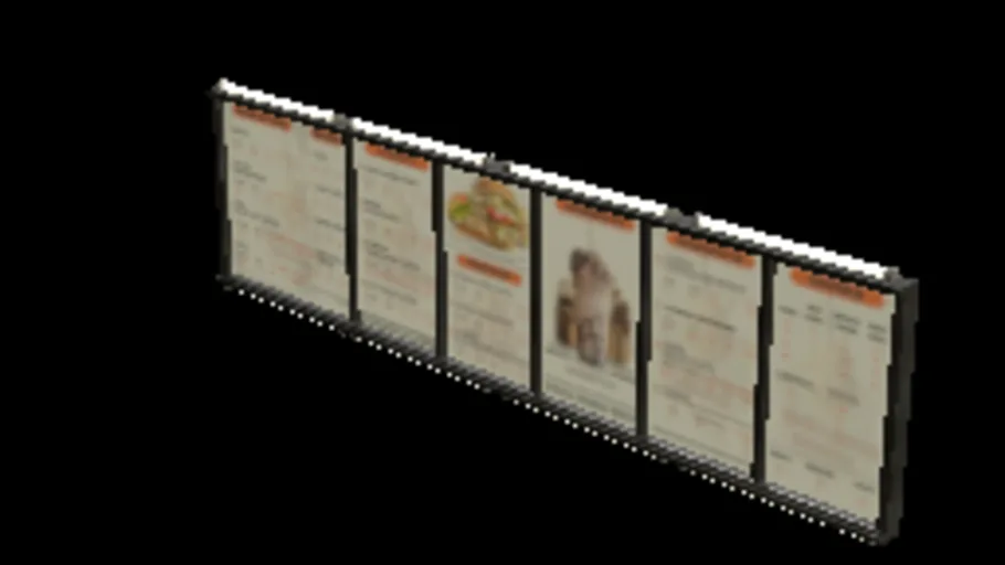  Fast Food Menu 02A