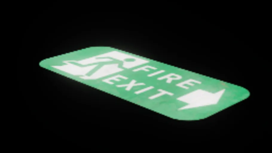 Fire Exit Sign
