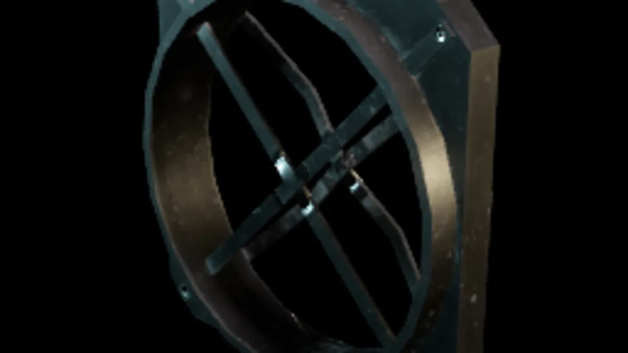 Straight Vent Fan Cage 1