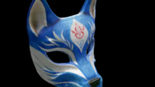 Kitsune Mask Blue
