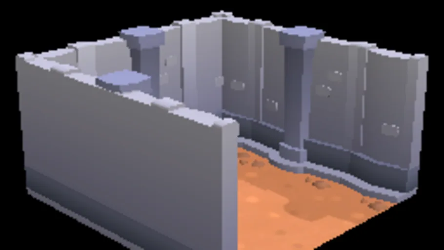 Kenny Dungeons-Corridor Wide End