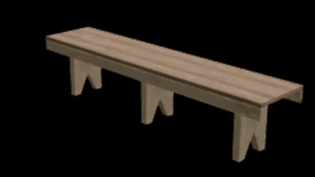 Wood Bench