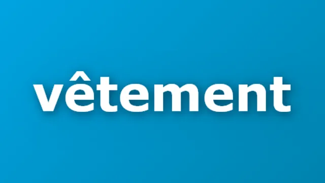 vêtement