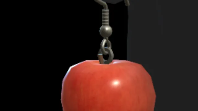 Apple Earrings (Red)