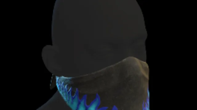 Bandana Mask (Blue Fire)