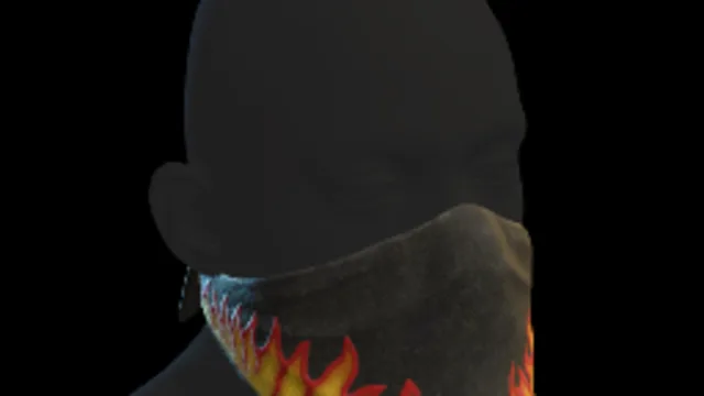 Bandana Mask (Red Fire)