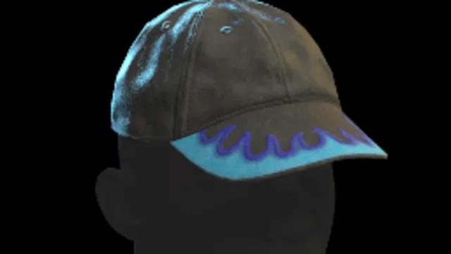 Baseball Cap (Blue Fire) V2