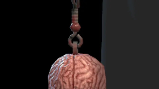 Brain Earrings (Handpainted)