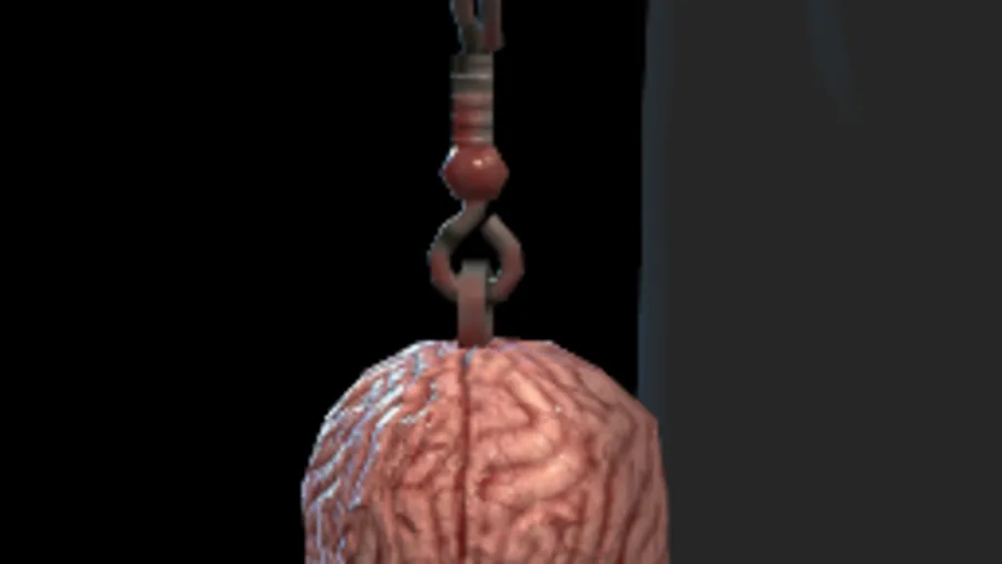 Brain Earrings (Handpainted)