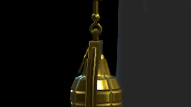 Grenade Earrings (Gold)