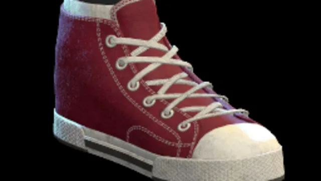 High-Top Sneakers (Burgundy)