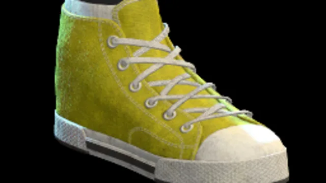High-Top Sneakers (Yellow)
