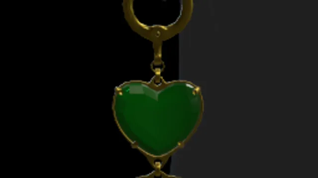 Love Earrings (Emerald)